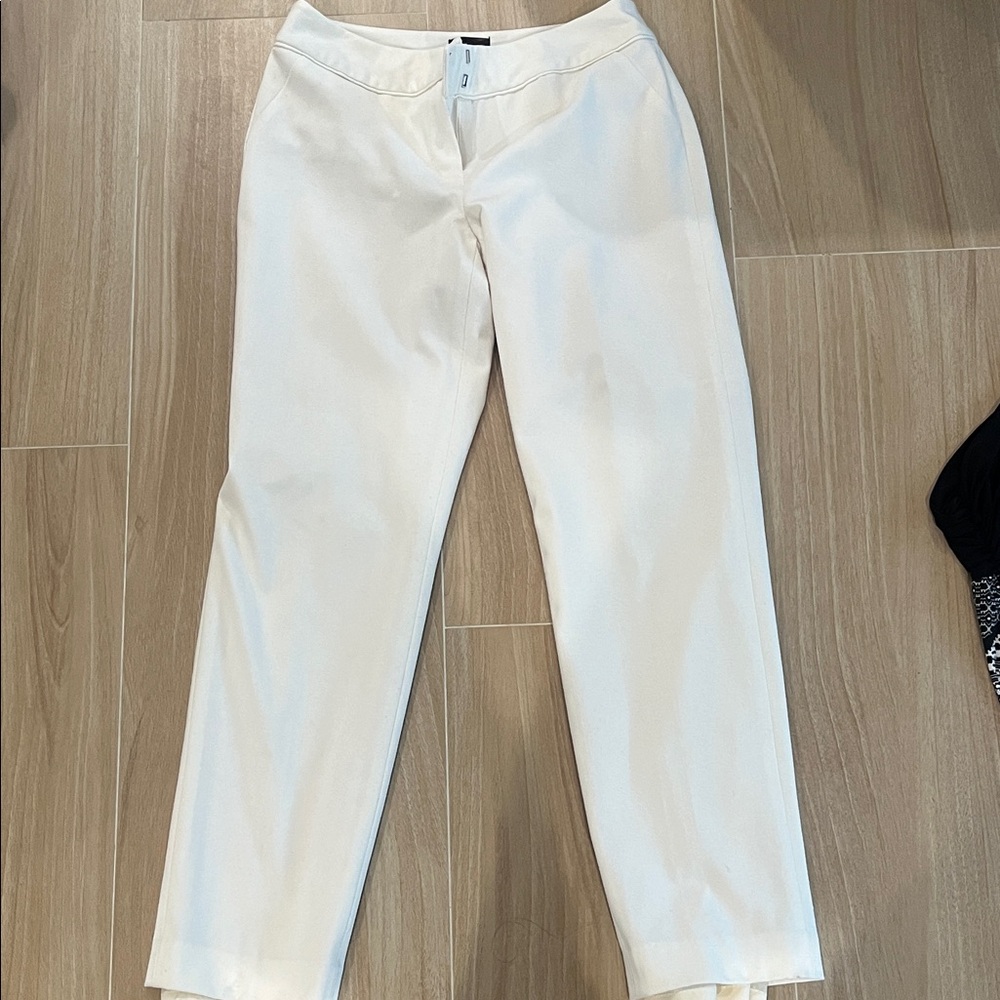 Rafaella Women's White Straight Leg Pants